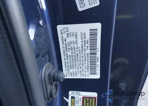 2016 Honda Cr-V Ex-L from USA, damaged, VIN 2HKRM3H73GH559845